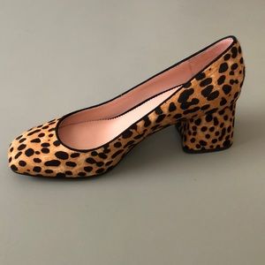 J.Crew Leopard Print Block Heels